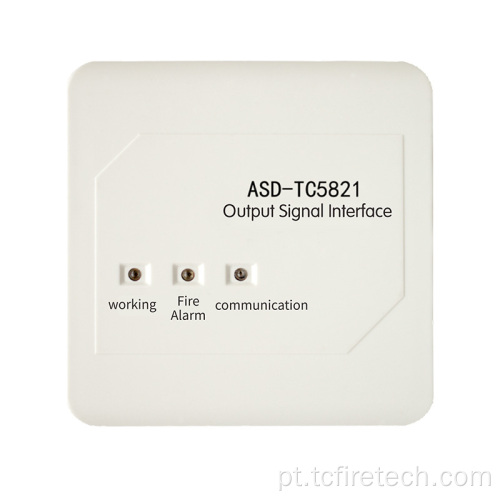 Interface de sinal de saída ASD-TC5821 para sistema de alarme de incêndio